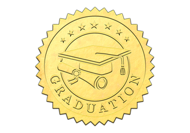 Gold Graduation Seal