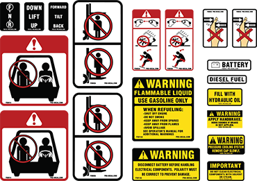 Warning Decals